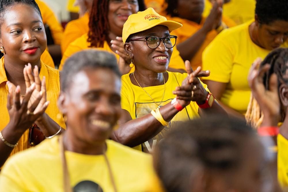 NDC supporters at the 2025 convention